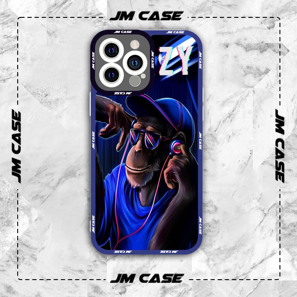 Iphone samsung xiaomi oppo square edge case JMCase Binance NFT Monkey