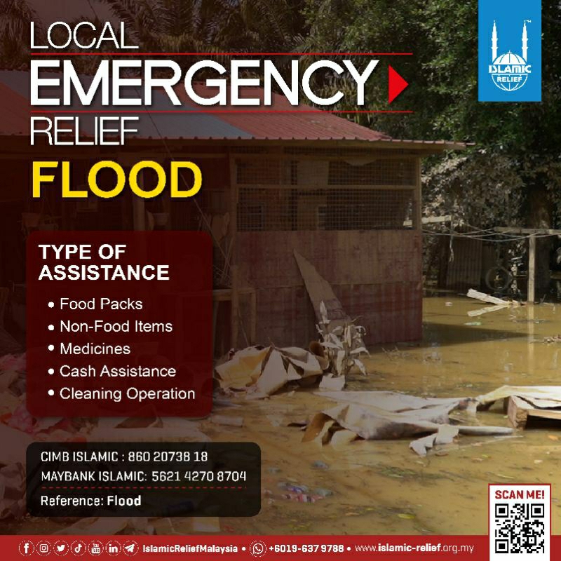 Islamic Relief Malaysia Local Emergency Flood Appeal Donation Charity