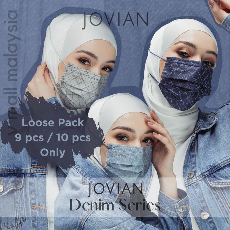 JOVIAN Mask Headloop Monogram Mask KF94 Siti Nurhaliza CTDK & Daiyan Trisha Face Mask Hijab for Women Adult