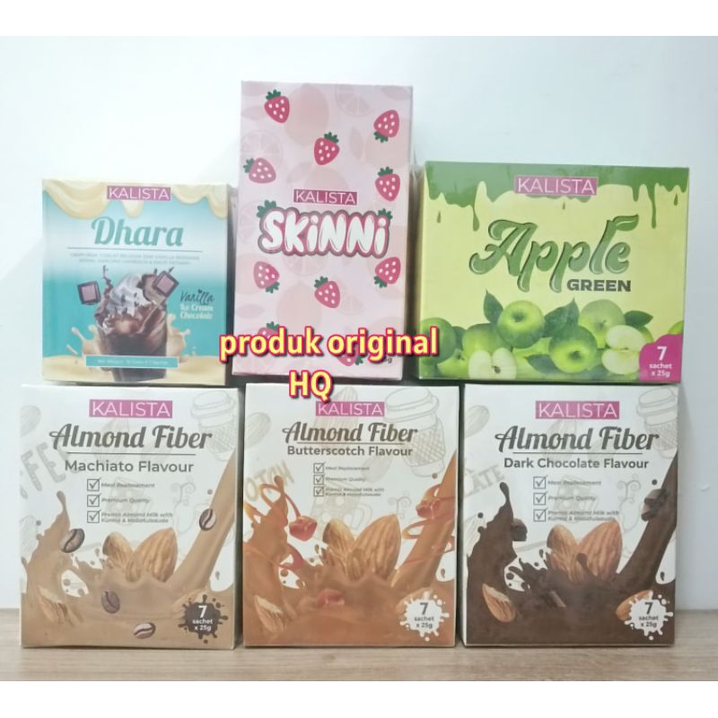 Kalista almond fiber [ kurus cantik luar dalam ] 7SACHET