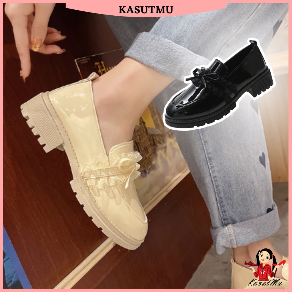 KASUTMU British Style Women Shoes Mary Janes Kasut Perempuan READY STOCK