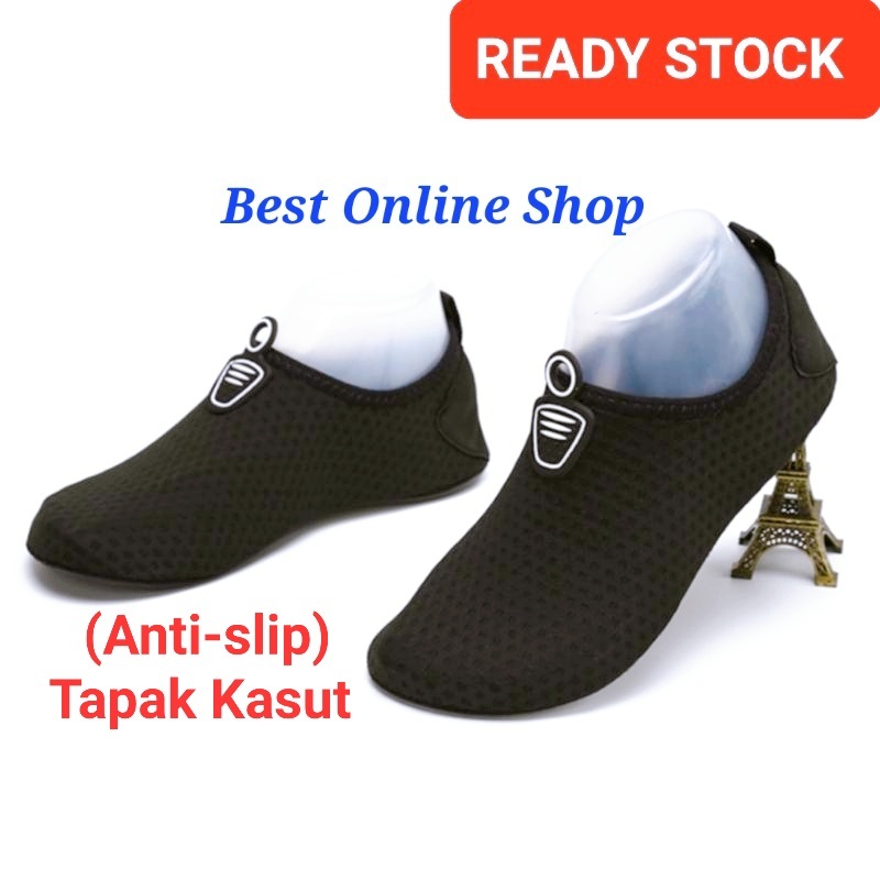 Kasut Tawaf (Antislip) Umrah Haji Tapak Getah Shoes Muslimah Socks hajj saie kasut mekah mecca Men Women wanita tawaf