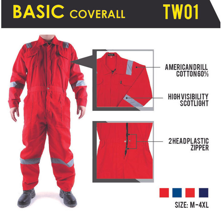 KATUN Teamwork TW01 Coverall Work Clothes Wearpack Cotton Overalls