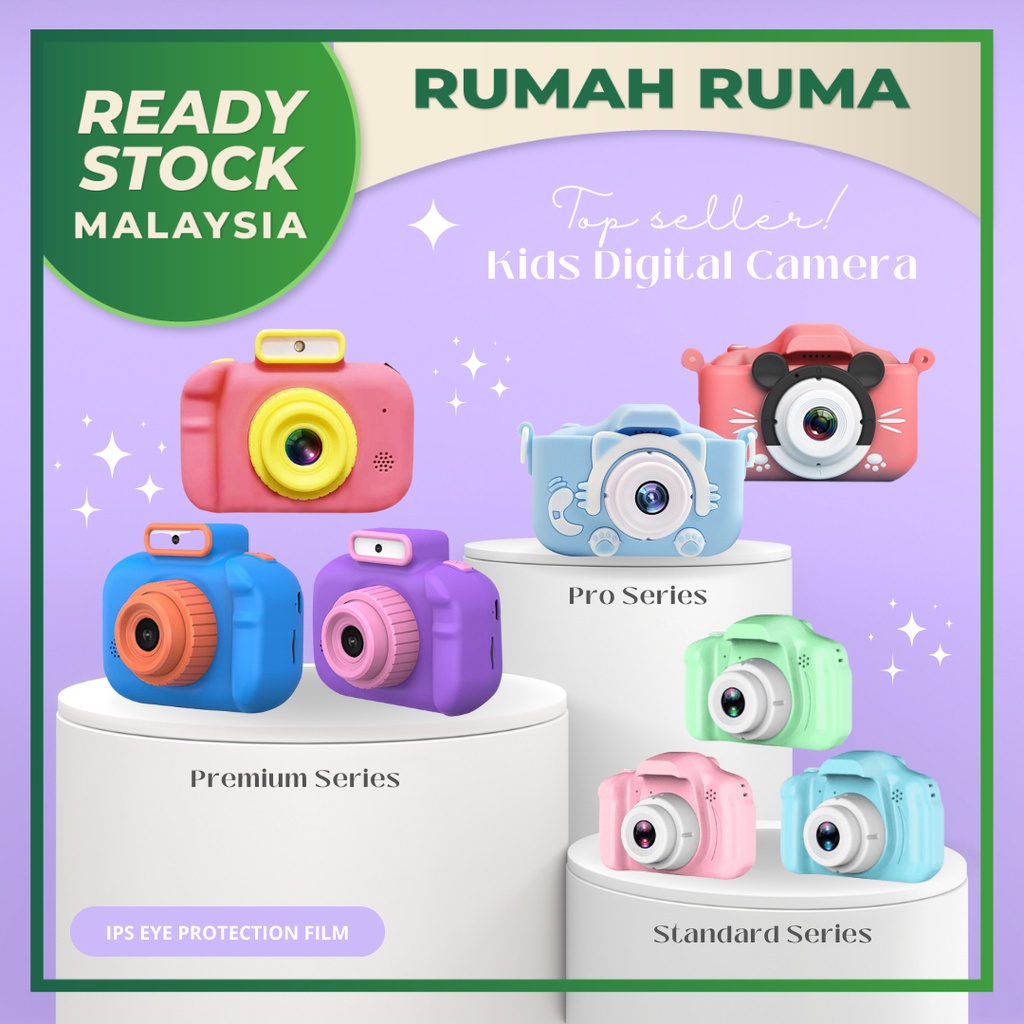 Kids Digital Camera 8MP HD Camera Video Toy Shockproof Child Camera Photography