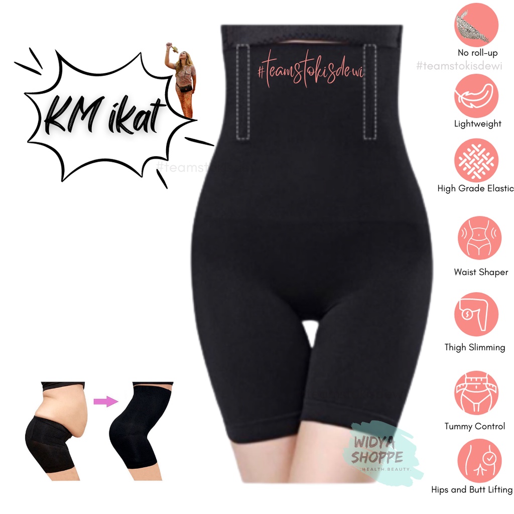 [KM Beauty] Girdle KM Ikat by Kak KM | High Waist Shaper Shapewear Pants Tummy Control Corset Kurus Slim Postnatal Perut