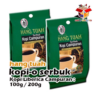 KOPI HANG TUAH SERBUK KOPI CAMPURAN MALAYSIAN COFFEE MIXTURE - LIBERICA 200GRM