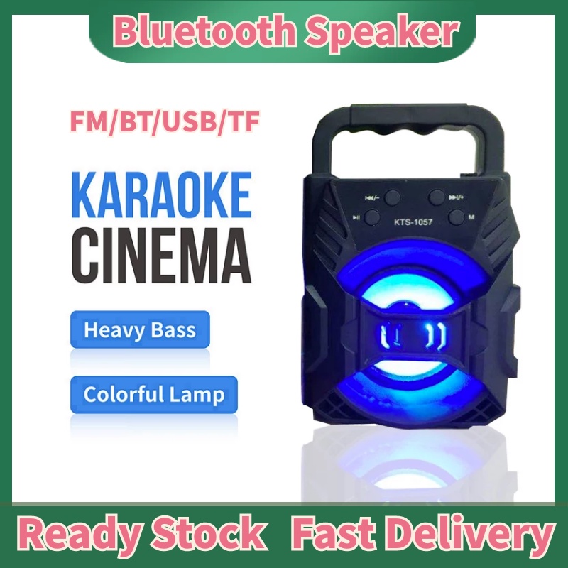 KTS-1057 BLUETOOTH SPEAKER PORTABLE SPEAKER WIRELESS SPEAKER HANDLE-HELD STEREO OUTDOOR SPEAKER