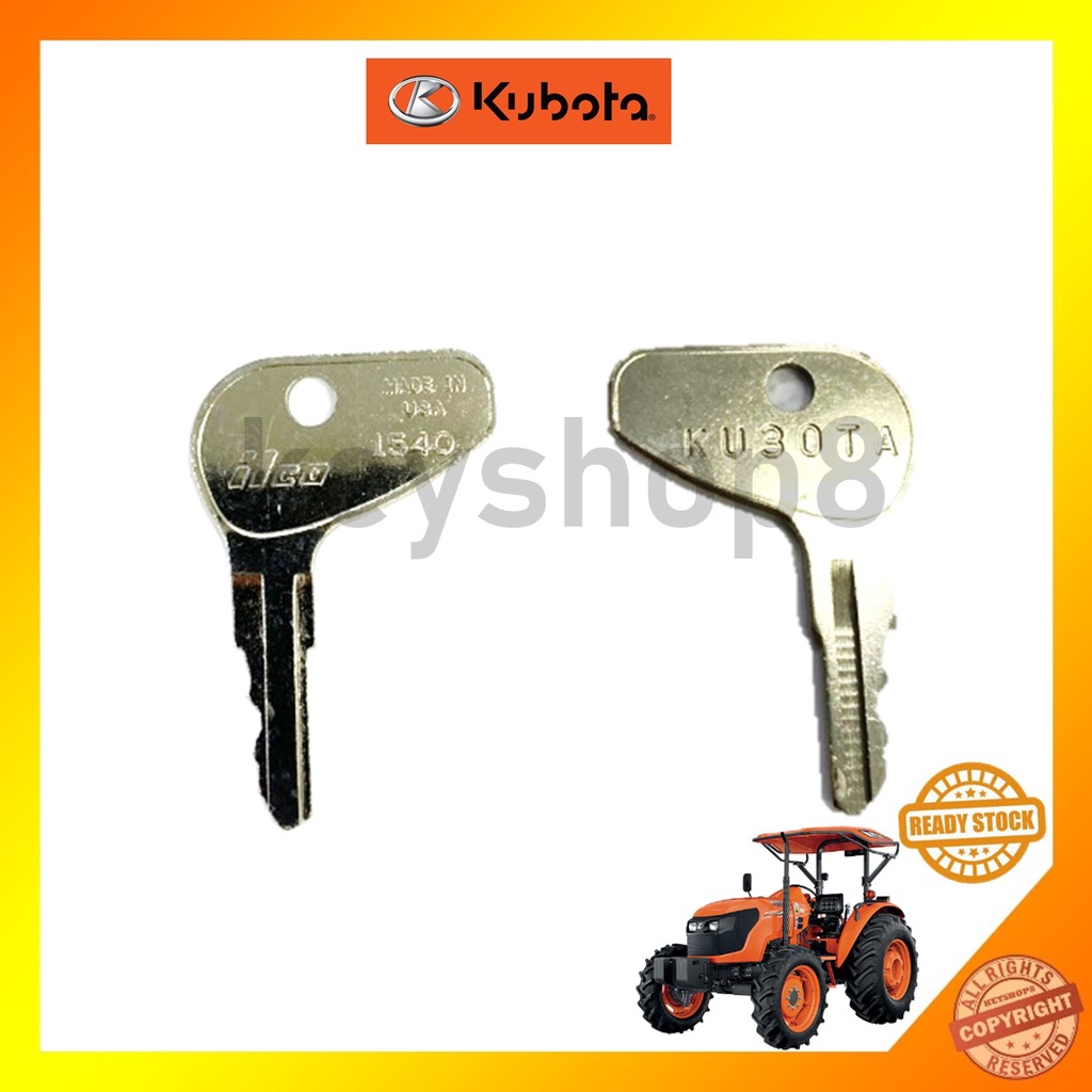 Kubota Uncut Keys L Series Heavy Equipment Tractor Generator Forklift Ignition KEY many model