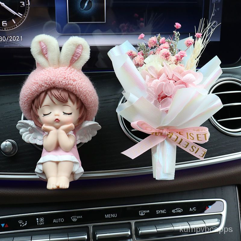 KY/Car Aromatherapy Creative Blessing Angel Automobile Vent Perfume Fragrance Long-Lasting Light Perfume Internet Celeb