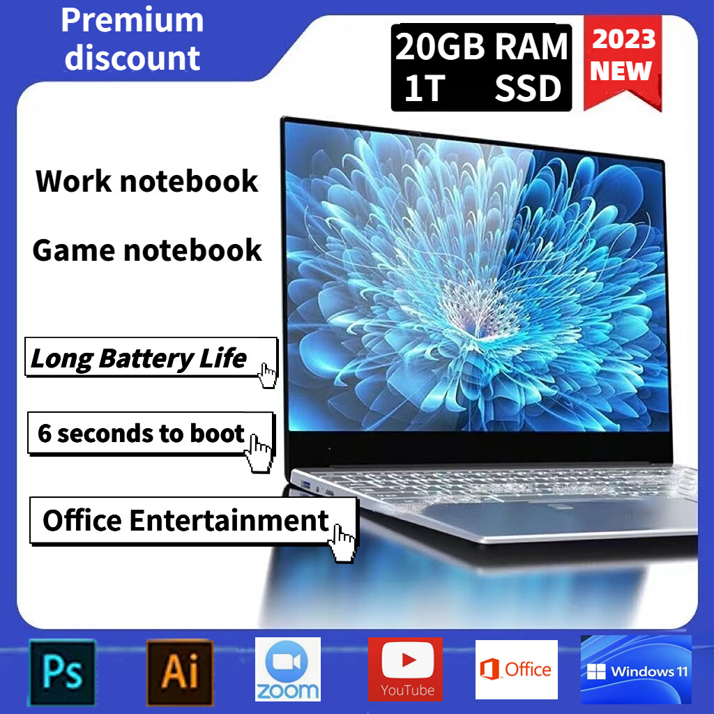 laptop 2023 new model RAM20G gaming laptop SSD 1T laptop original murah Windows11 computer laptop from ASUS factory Local 2-year warranty