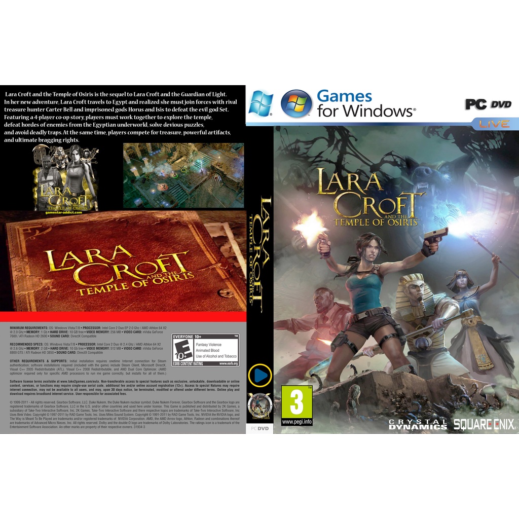 LARA CROFT AND THE TEMPLE OF OSIRIS PC GAME [Offline INSTALLATION]