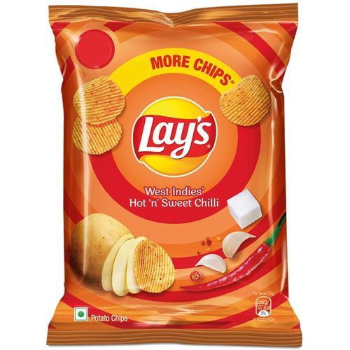 Lay's West Indies Hot And Sweet Chilli Chips 52g