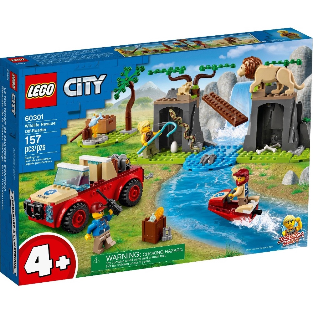 LEGO City 60301 Wildlife Rescue Off-Roader (157 pcs)