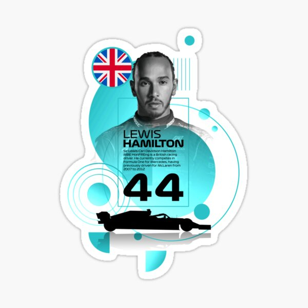 Lewis Hamilton Stickers V1