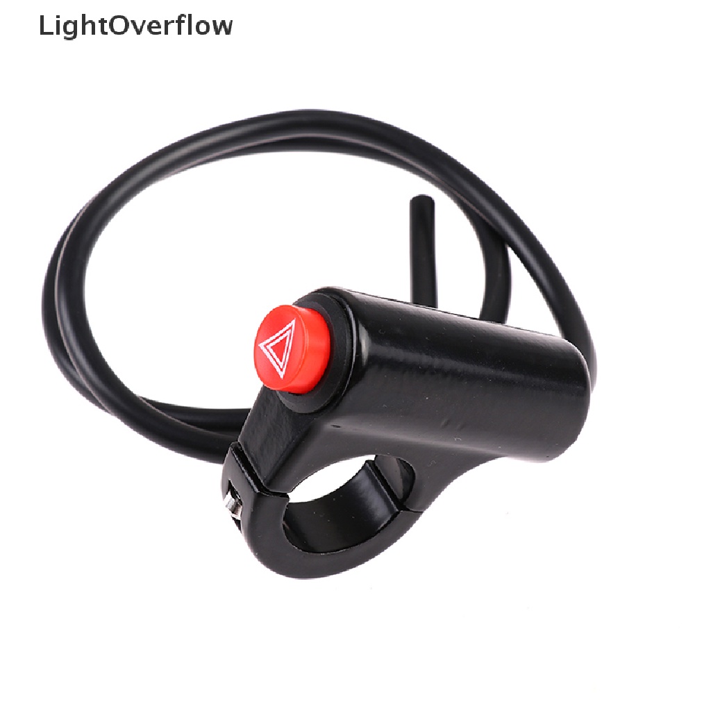 [LightOverflow] Motorcycle Switch Hazard Light Switch Button Electric Vehicle Double Flash [HOT SALE]