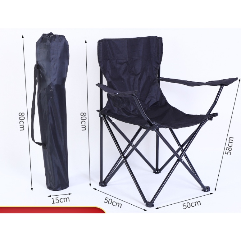 Lightweight Fishing Chair Outdoor Folding Deck Chair Armchair Fishing Chair BBQ Adjustable Camping Recliner
