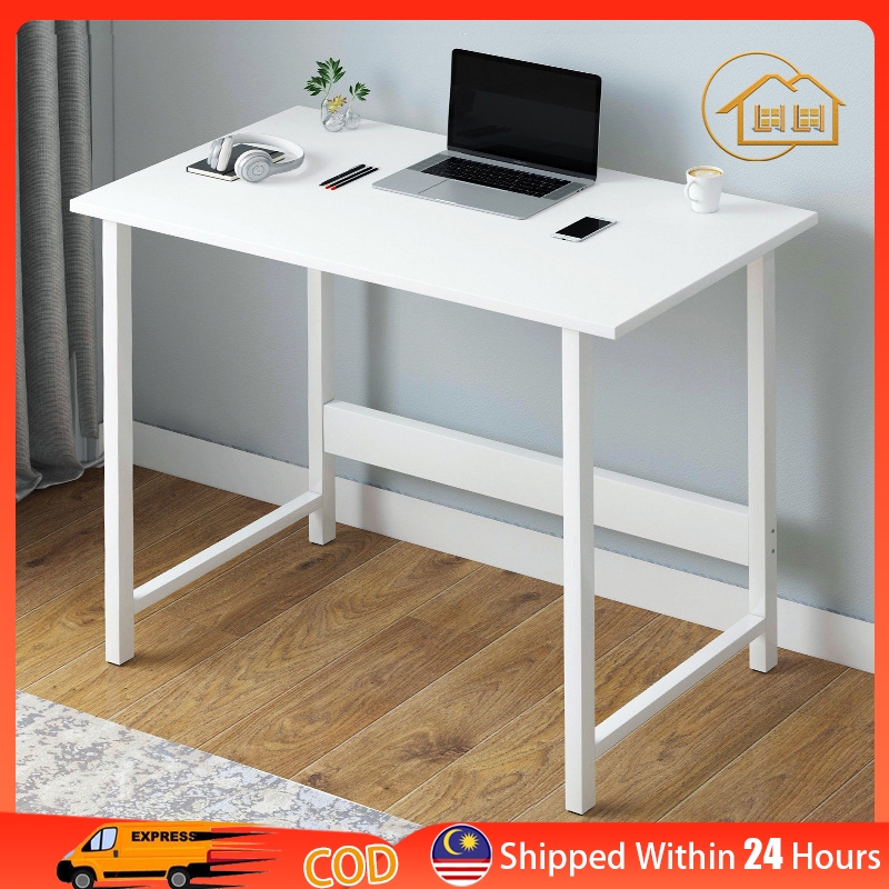 LI|Student Study Table Meja Belajar Simple Modern Home Writing Table for Kids Writing Room Office Computer Desk 学习桌