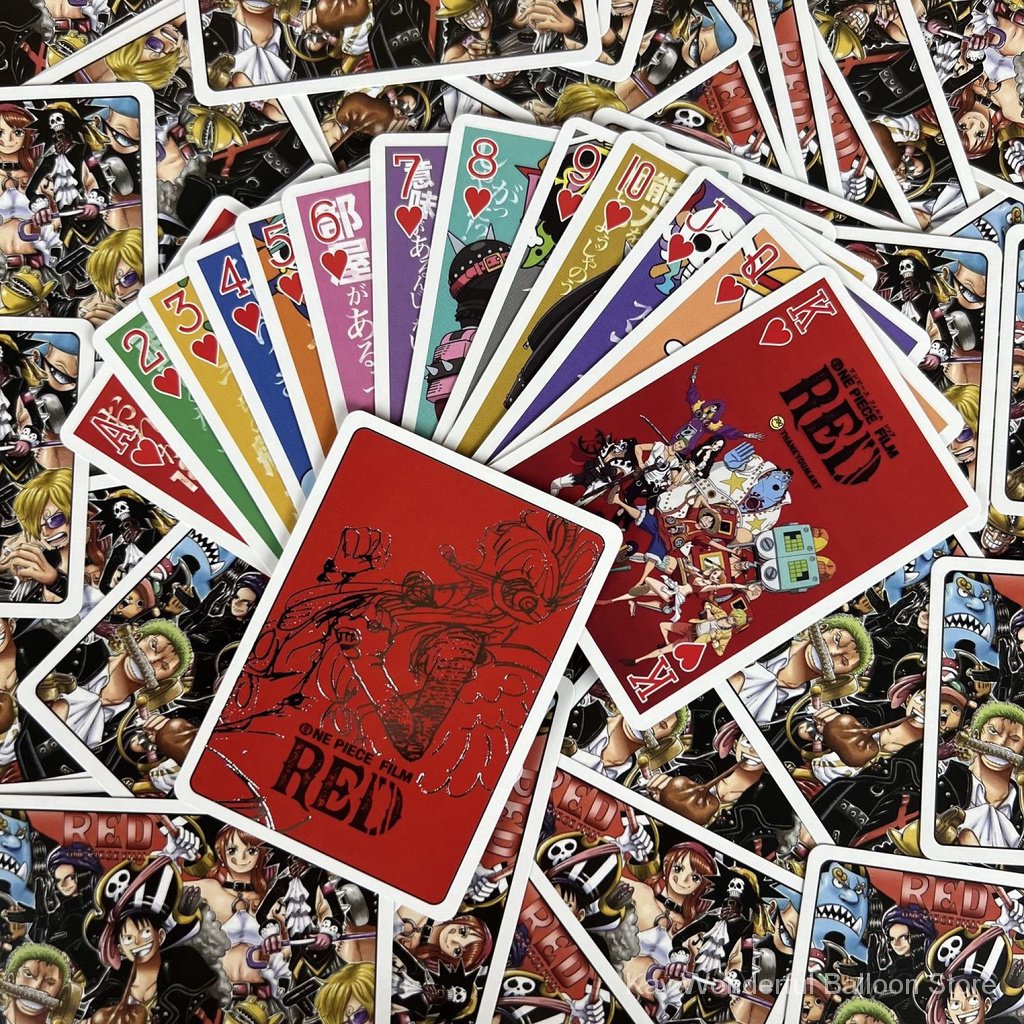 Little Red Book Tik Tok Same Style Collector's Edition One Piece Playing Card Bounty Order Dark Series Theatrical Edition One Piece Merchandise