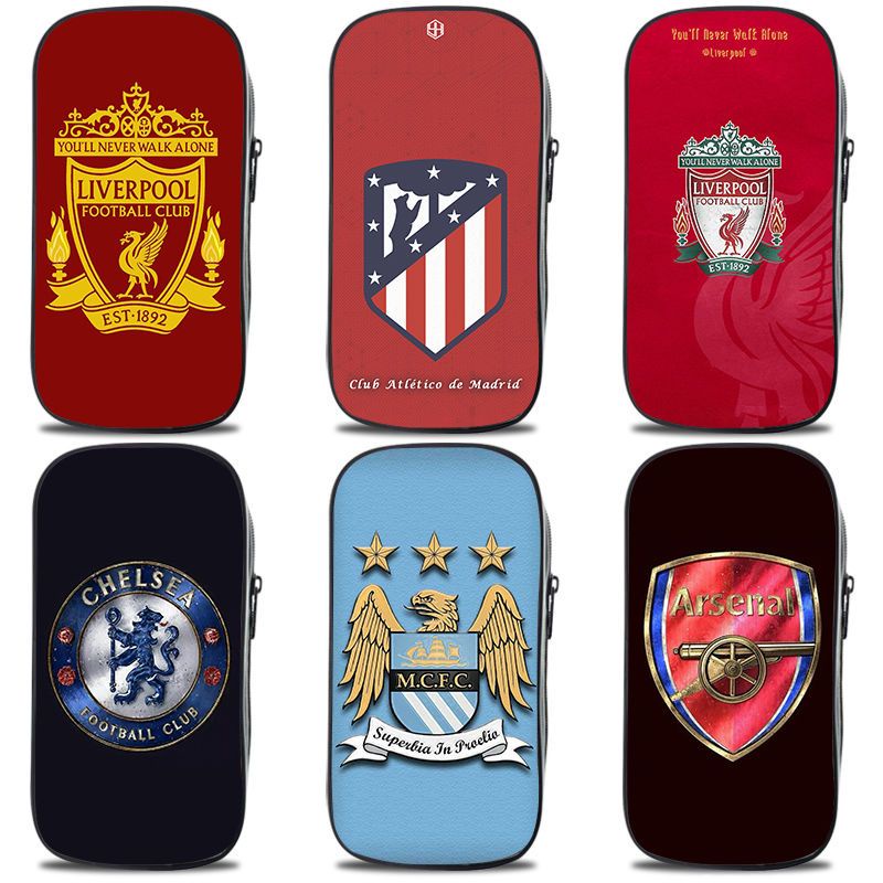 Liverpool Football Team Logo 2023 New Style Pencil Case Trendy Multifunctional Stationery Bag Argentina Creative Stationery Box Pencil Case Football Merchandise Royal Malaysia Bazaar Pencil Case Mancheng Stationery Bag Storage Bag