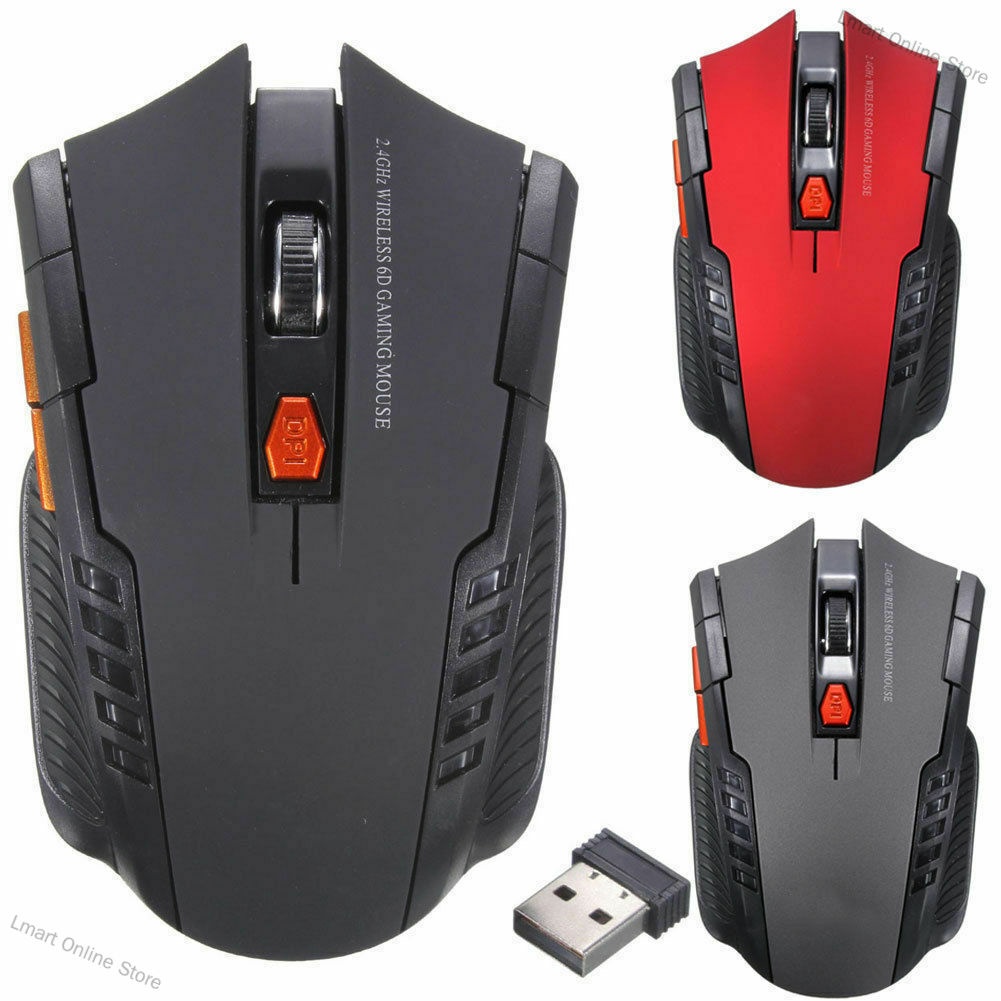 Lmart Online Store 2.4Ghz Mini Wireless Optical Gaming Mouse & USB Receiver for PC Laptop