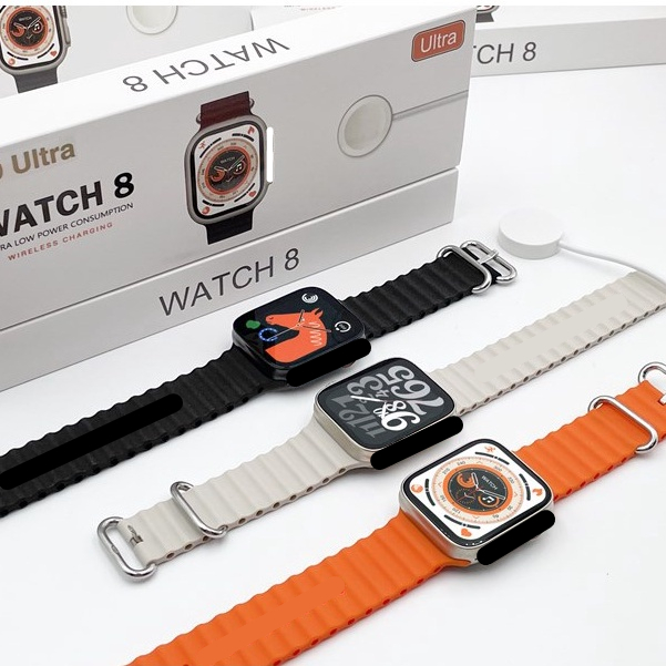 【Local shipment】Watch8 2023 New Ultra 45mm Series 8 Smartwatch Male Bluetooth Call KD99 8 Wireless Charging Smart Watch