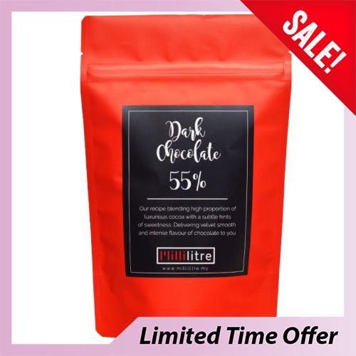 [ Local Ready Stock ] Millilitre 55% Cocoa Chocolate Powder Kopi Drink Grind Brew Caffeine (250g)