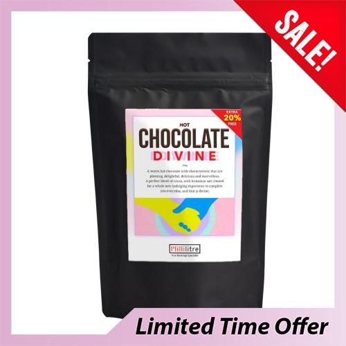 [ Local Ready Stock ] Millilitre Hot Chocolate Divine Cokelat Drink Grind Brew Caffeine (300g)