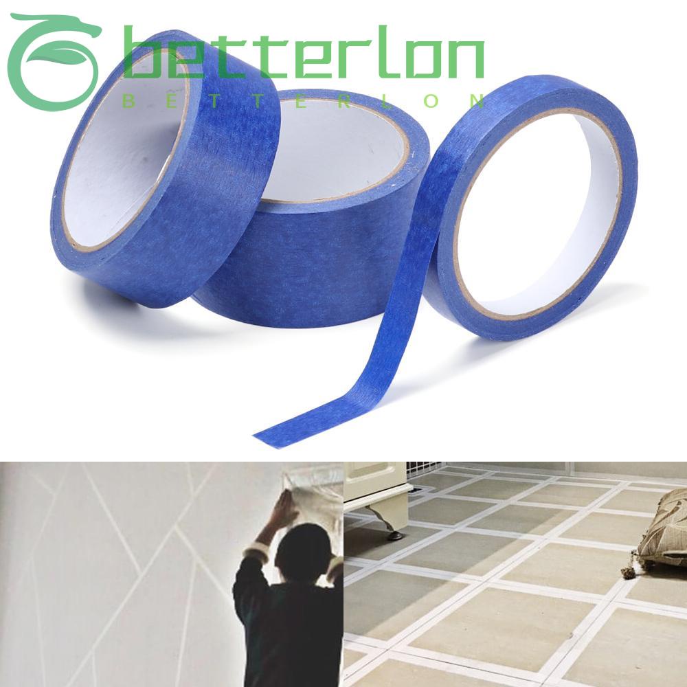 LONTIME 1 Roll Blue Masking Tape Brush Paint Dedicated Painting Paper Interior Renovation DIY Craft