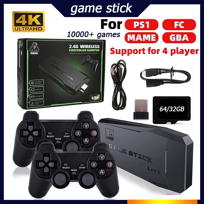 M8 Video Game With 10000/3500 Classic Retro Game Console Wireless Vidio 2.4G Controller Box 4K HDMI Original HD Lite For