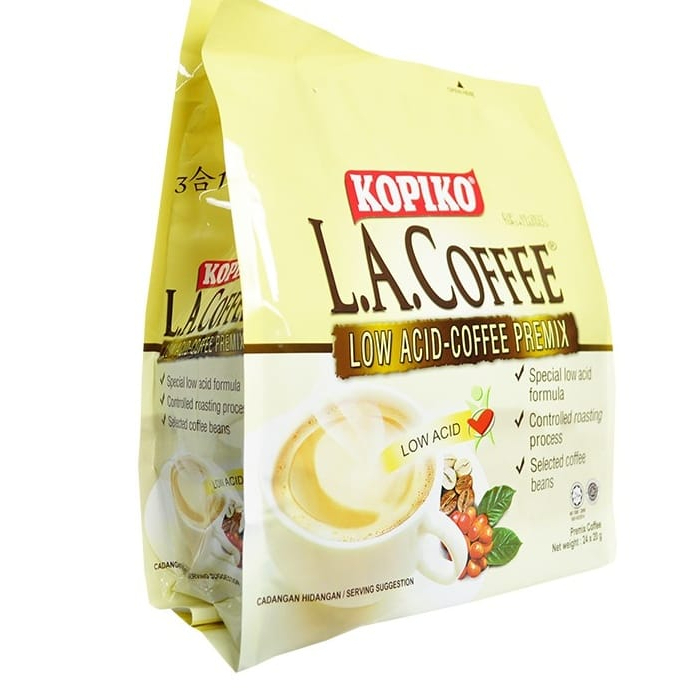 Made for Malaysians! Sensitive Stomach Savior KOPIKO L.A. Coffee - The Gentle Coffee with Rich Flavor Fix (24 sachets)