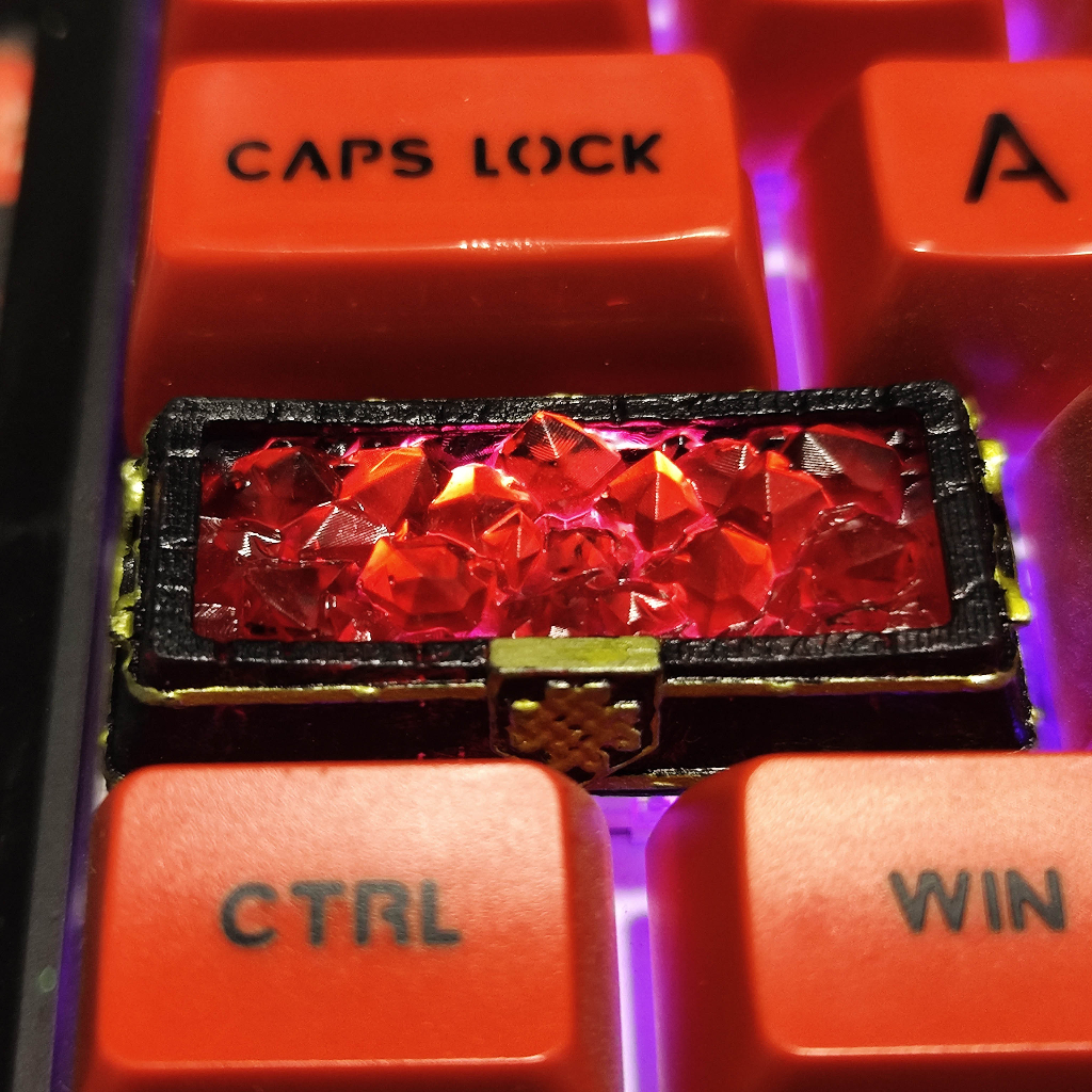 Magic Crystal Artisan Keycap for 2.25u Mechanical Keycap