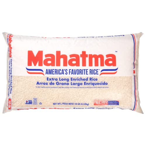 Mahatma Enriched Extra Long Grain White Rice, Gluten Free, Non GMO, Vegan, 160 Oz