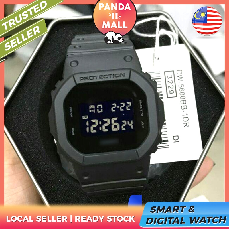 Malaysia 3 Year Warranty PETAK HITAM Dark Knight DW5600 Petak Men Women Unisex Kid Watch Jam Tangan Lelaki Perempuan