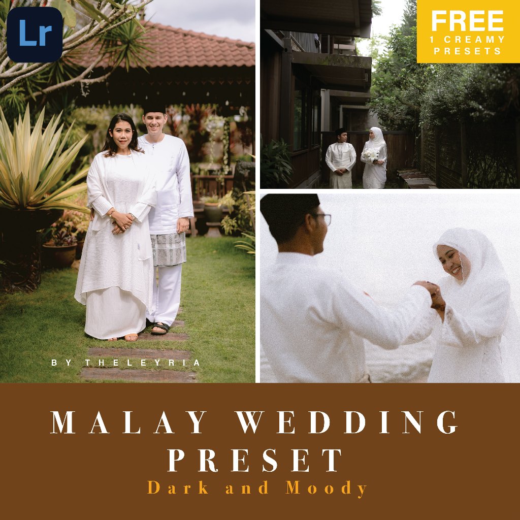 Malay Wedding Dark and Moody Lightroom Preset [ FOR PC ]