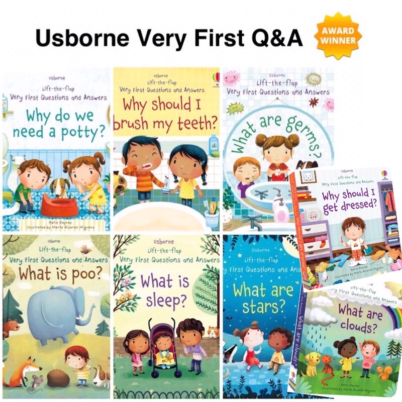 【MaryamBOOKS LIVE 10am】Usborne What is Poo / What are Germs / Very First Questions and Answers age 3-5