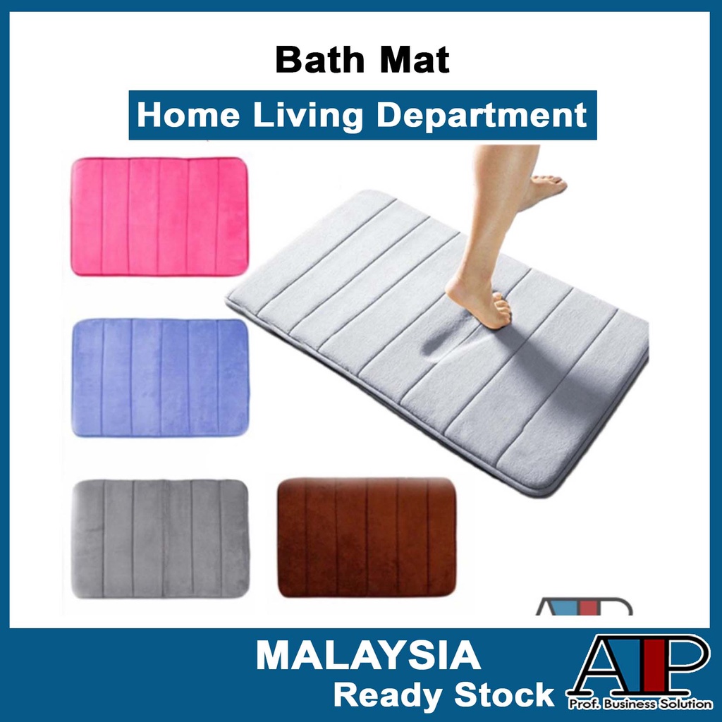 Mat Bath Mat Kitchen Carpet 40*60cm | Water Absorption Rug Shaggy Memory Foam Bathroom Mat Kitchen Floor Mat