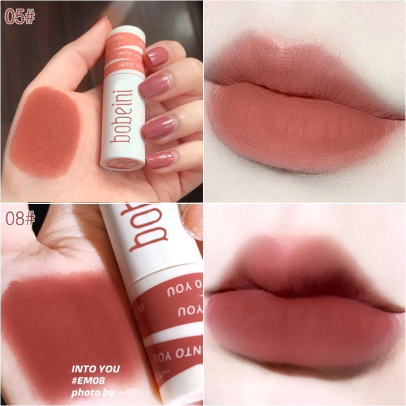 Matte Lip Mud Lipstick/Lip and cheek dual-use blush lipstick lip glaze / non-fading lip gloss唇颊两用腮红口红唇釉/不易掉色唇彩