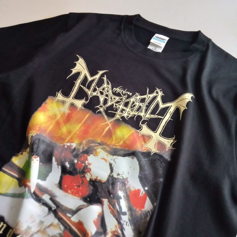 Mayhem DEAD T-Shirt | Nsa PREMIUM KAOS RAP BOOTLEG VINTROCK METAL BAND BIG SIZE KAOS BAND BUILT UP Without Side Stitching HIPROCKINGDOM| Metal BAND T-Shirt ROCK BAND T-Shirt | Band MERCHANDISE | Indie BAND | Indie T-Shirt | Band MERCHANDISE