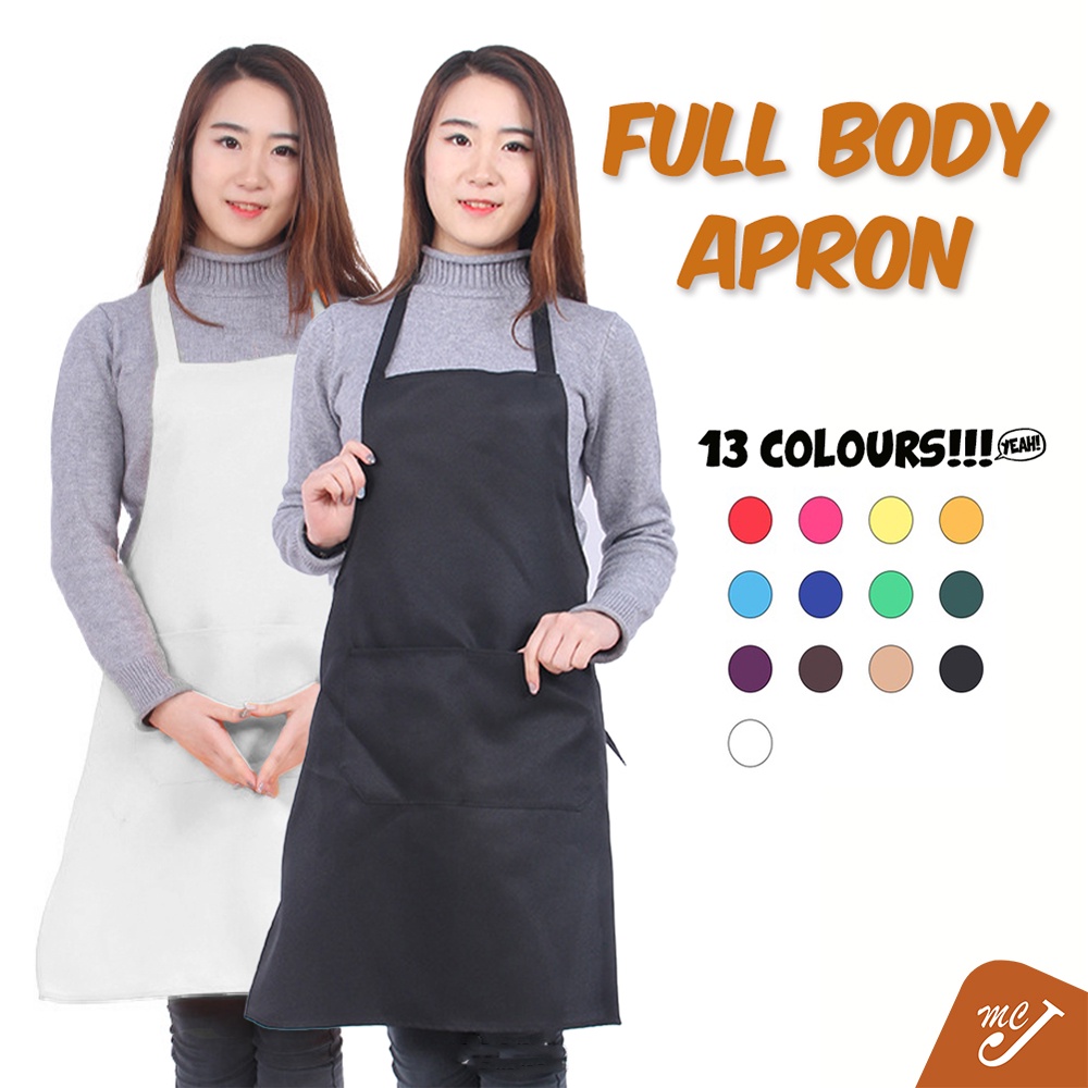 McJoden - CHICKY Hang Neck Apron Overall Apron Murah Apron Dapur Kitchen Chef Apron