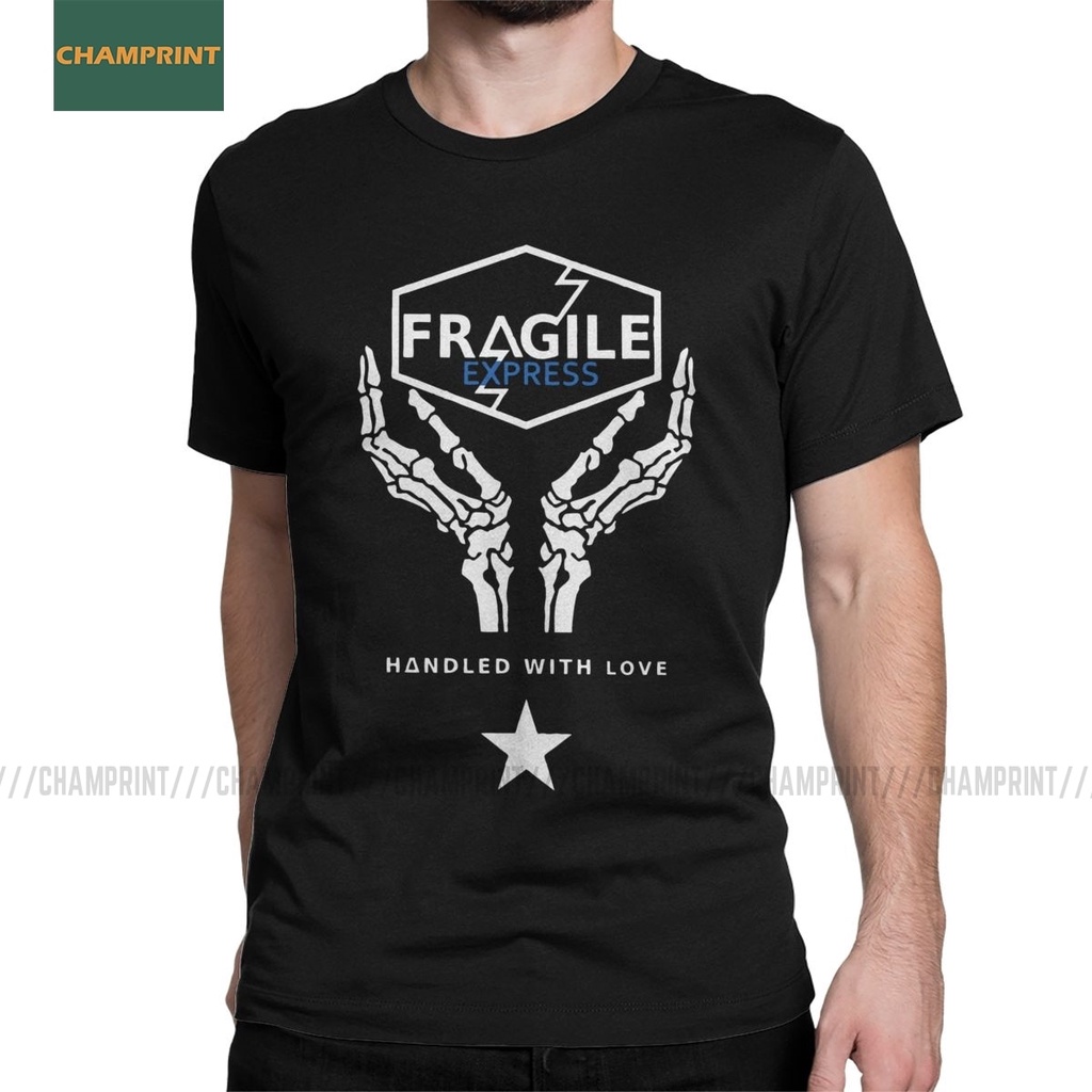 Men T-Shirt Fragile Express Death Stranding T Shirts Kojima Hideo Metal Gear Solid Reedus Norman Game Tees Short Sleeve