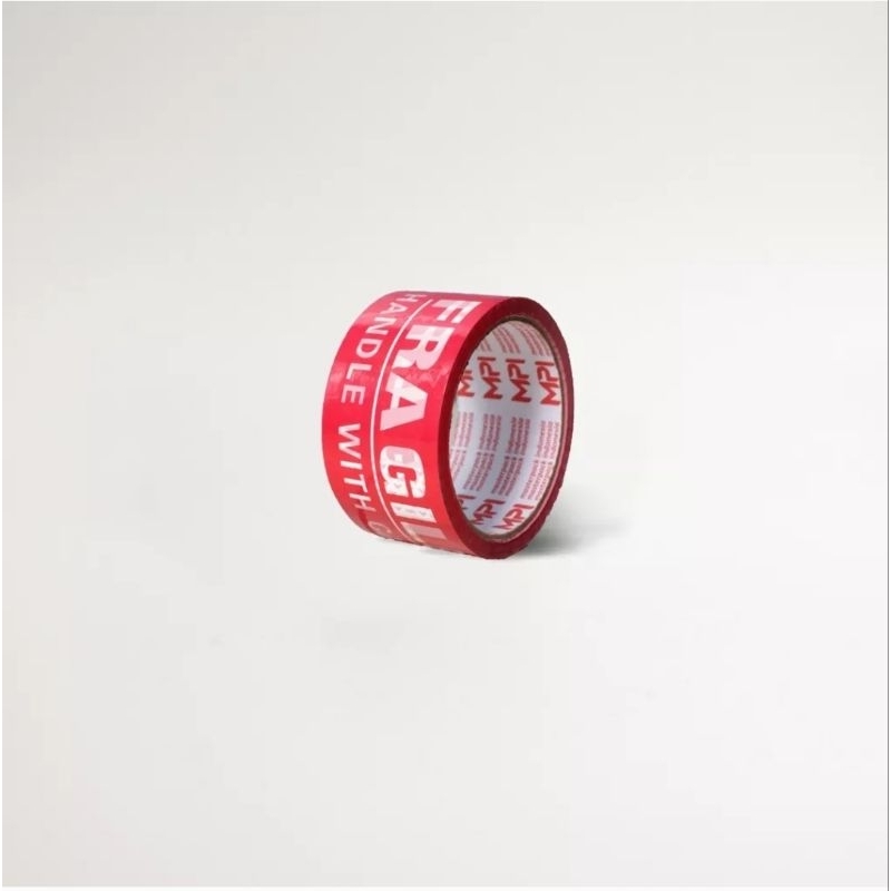 MERAH Red Fragile Duct Tape Do Not Slam 48mm x 50 Yards MPI atk Supplies online shop Sales Packages