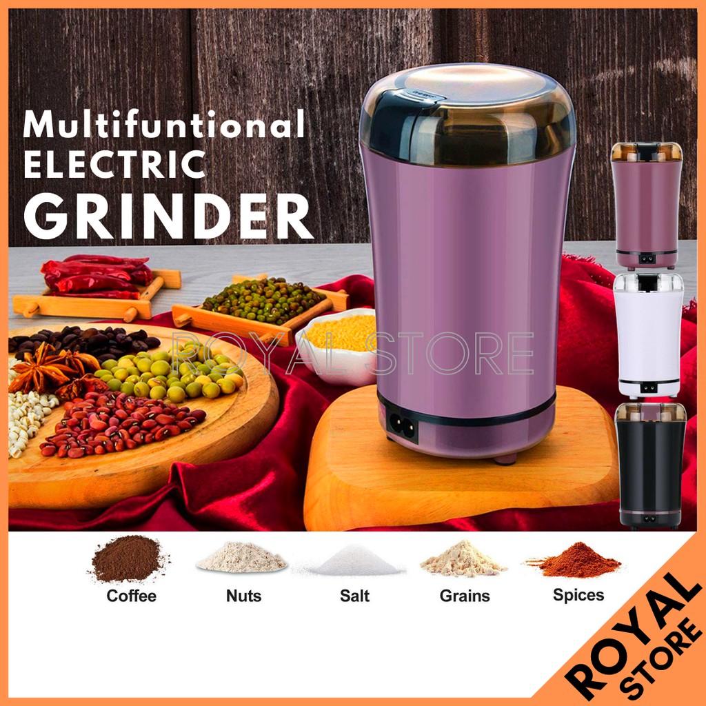 Mini Electric Blender Mill Grinder SuperFine Powder Grinding Machine Coffee Bran Nuts Spices Flour Mesin Pengisar Serbuk