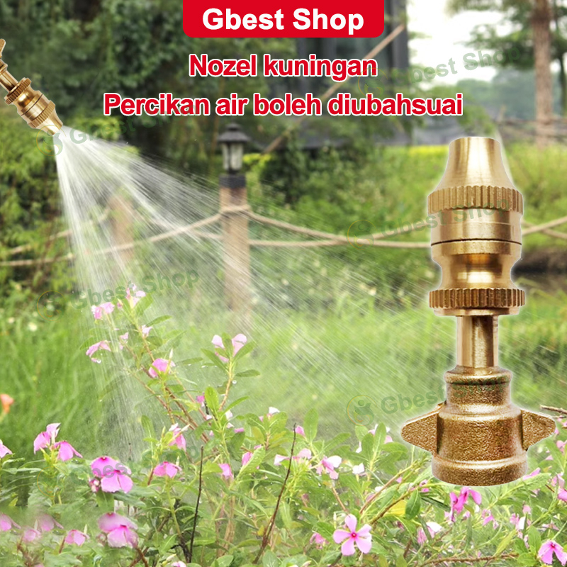 Misting Nozzle Agricultural Sprayer Brass Missile Nozzle Adjustable height atomizing water spray nozzle Head 喷雾器喷头