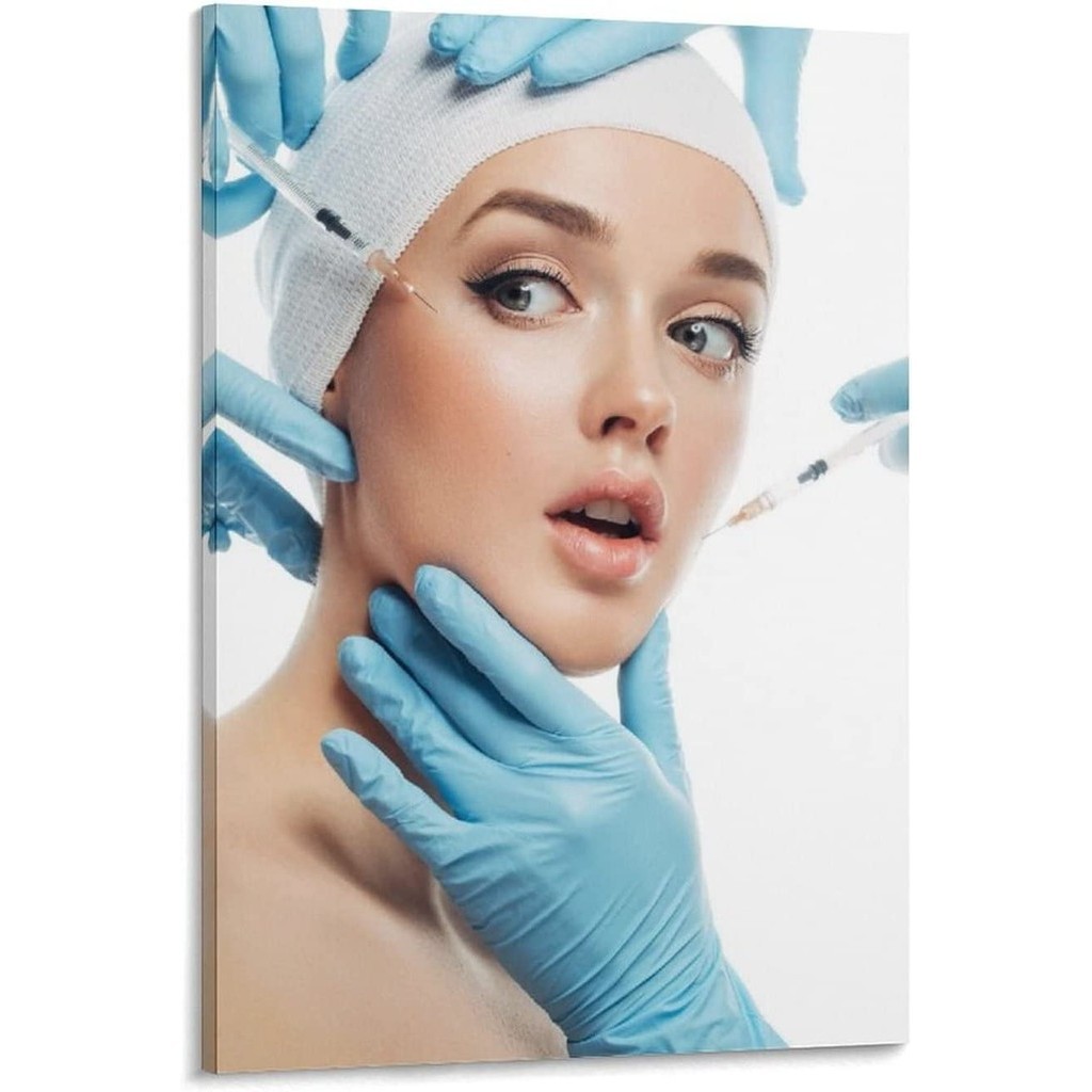 Modern Salon Facial Care Aesthetics Poster Beauty Salon Decor Spa Decor Facial Treatments Poster Plastic Surgeon Canvas Painting Wall Art Poster For B