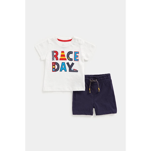 Mothercare Race Day Shorts and T-Shirt Set