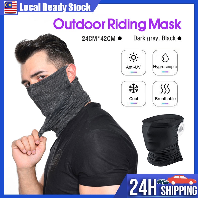 Motorcycle Head Scarf Cycling Full Face Mask Bandana Anti UV Head Cover Helmet Headgear Outdoor Sport Topeng Muka Motor