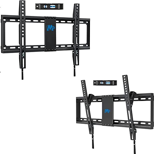 Mounting Dream UL Listed TV Wall Mount for Most 37-70 Inch Flat Screen TV, Low Profile Space Saving Wall Mount for 16",18",24" Stud, Tilt Version MD2868-LK and No Tilt MD2163-K