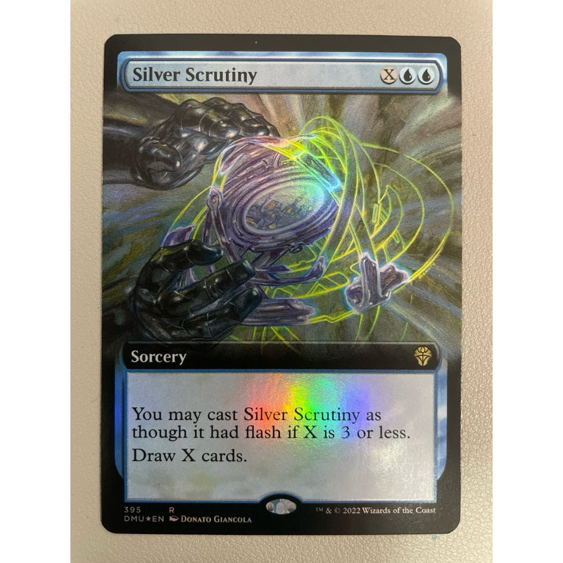 MTG:Dominaria United (DMU) 395 R - Silver Scrutiny (Extended Foil)