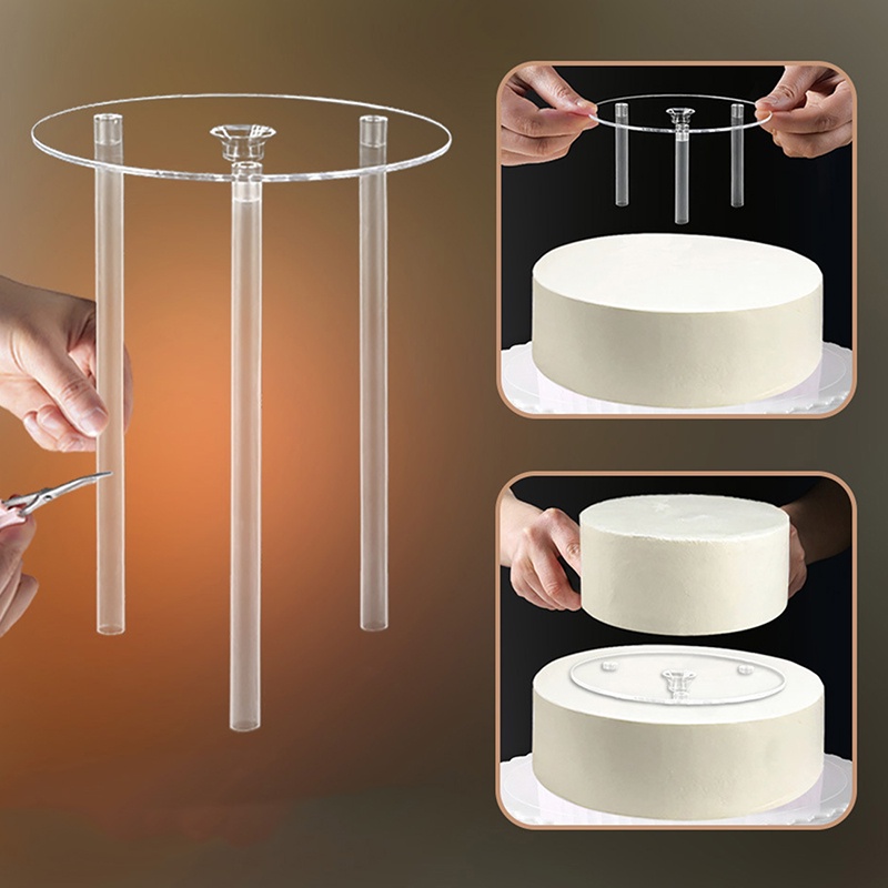 Multi-Layer Cake Support Frame Practical Stands Mold Round Dessert Support Spacer Piling Bracket Kitchen DIY Cake Tool