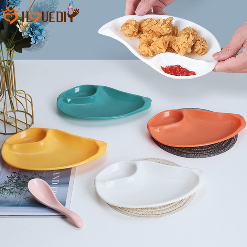 Multifunctional Kitchen Plates Desktop Receive Dish Home Plastic Dinner Plates Cake Fruit Dessert Tableware Kitchen Eco-friendly Tableware Home Plastic Plate Saucer Seasoning Dish